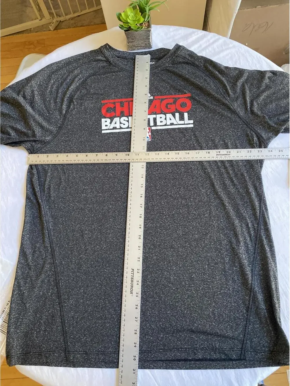Adidas Chicago Basketball Long Sleeve Climalite Shirt XL T